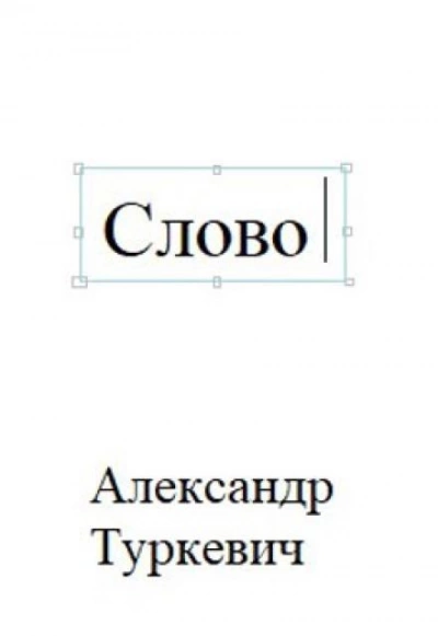 Слово - Александр Туркевич Слушать аудио книги онлайн без регистрации полностью бесплатно - knigavkarmane.net